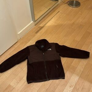 The North Face Brown Fleece Jacket good condition